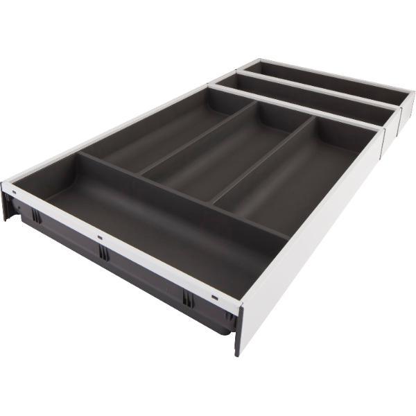 blum AMBIA-LINE Besteckeinsatz NL650mm,B300mm, Stahl SW/OG