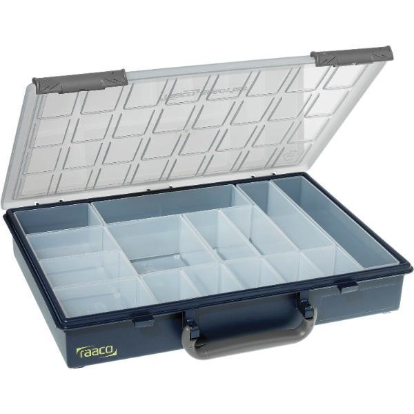 RAACO Sortimentkoffer Assorter 55 4x8-15 mit 15 Einsätzen 338 x 261 x 57 mm