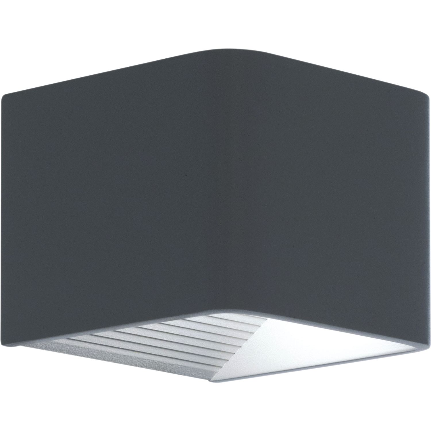 LED Wandleuchte Doninni 6W, IP44, 3000 K warmweiß, anthrazit