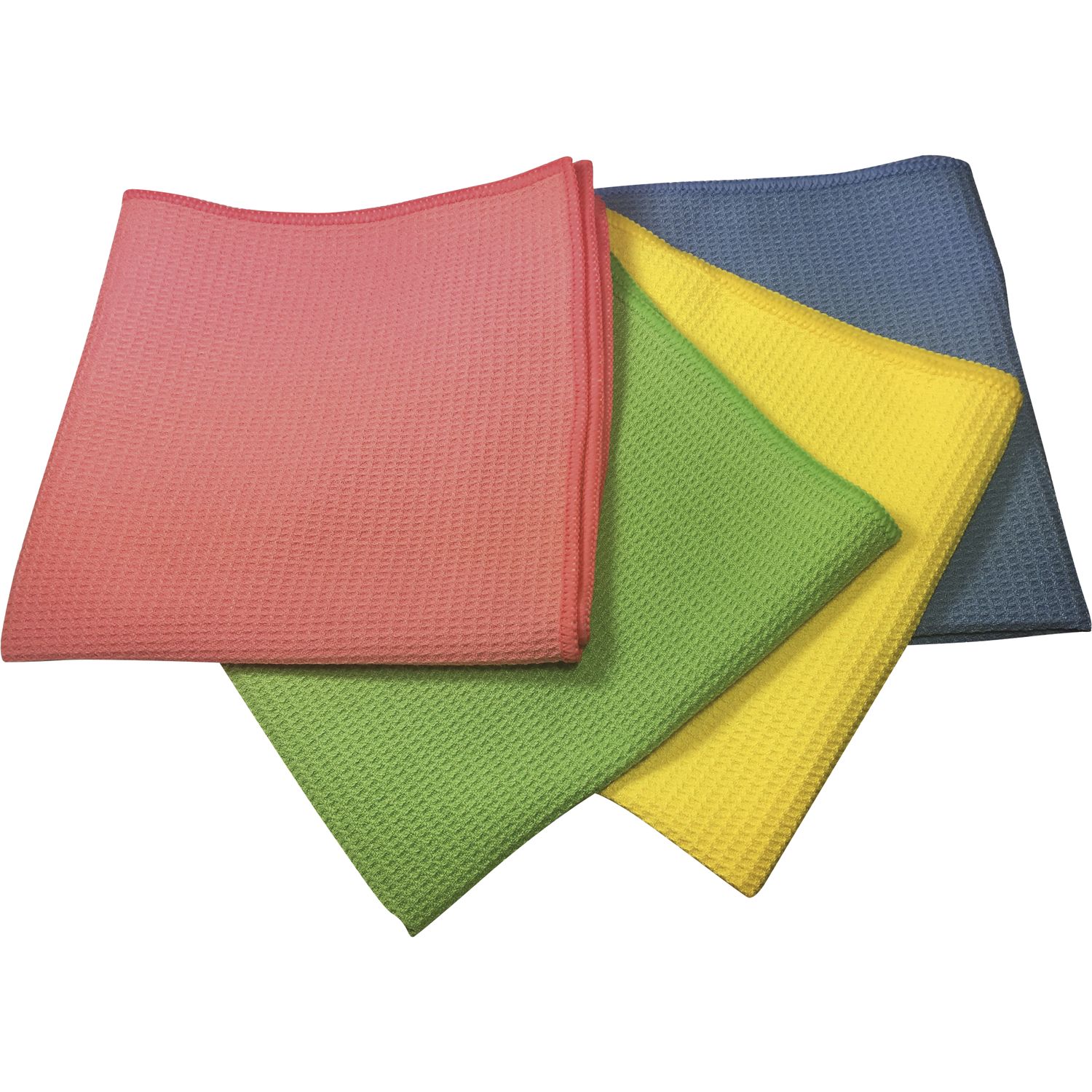 Microfaser Multifunktionstuch mit hoher Saugkraft 40 x 40 cm Farbe rot ()