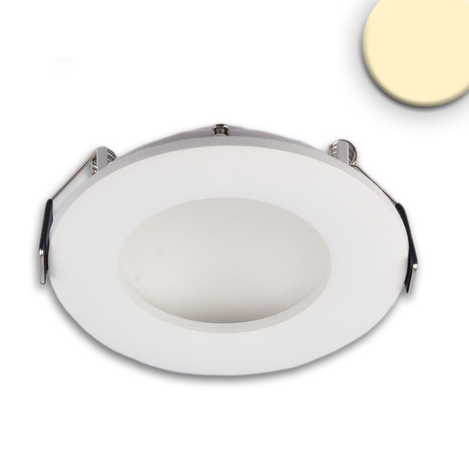 ISOLED LED Downlight LUNA 8W indirektes Licht weiß warmweiß dimmbar
