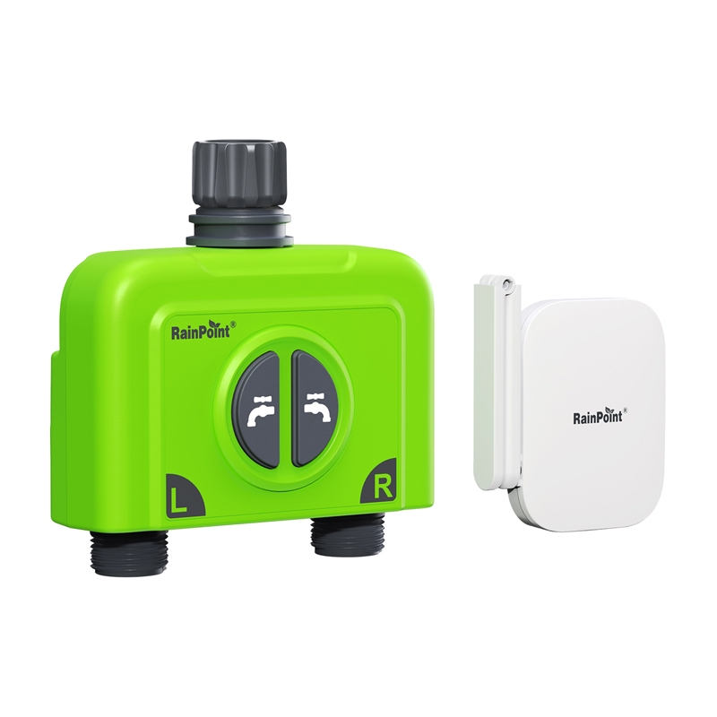 RainPoint WiFi 2-Zonen Bewässerungssteuerung mit Gateway HTV245FRF+HWG023WBRF