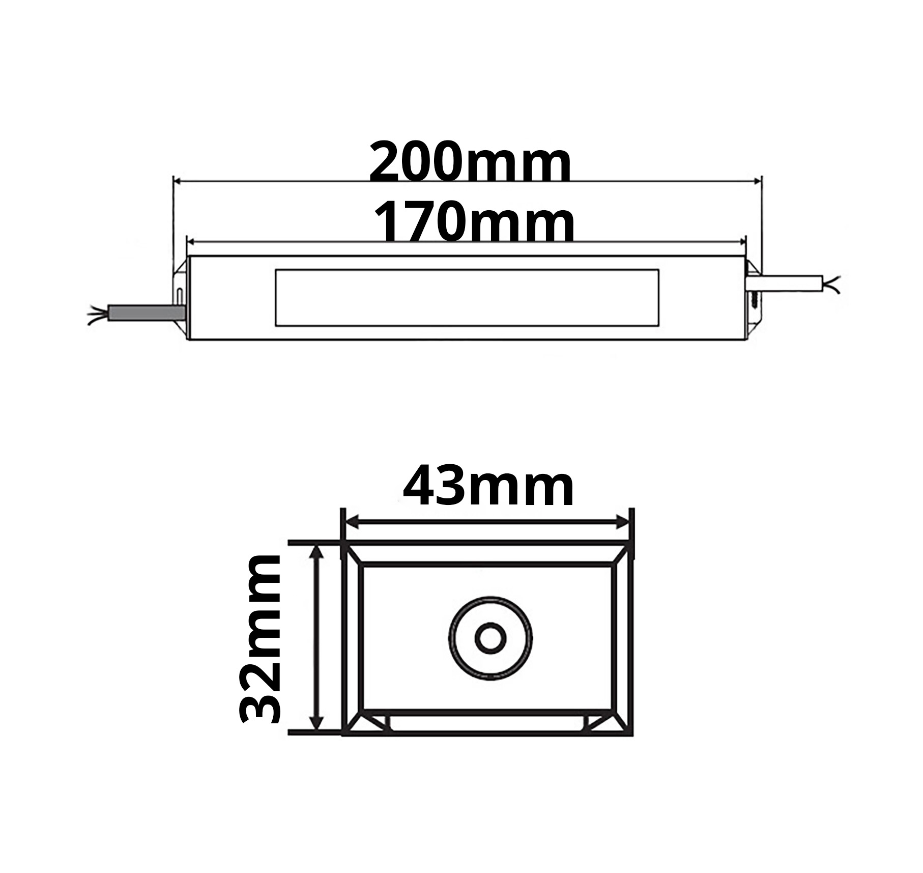 ISOLED LED Trafo 24V/DC 0-60W IP66