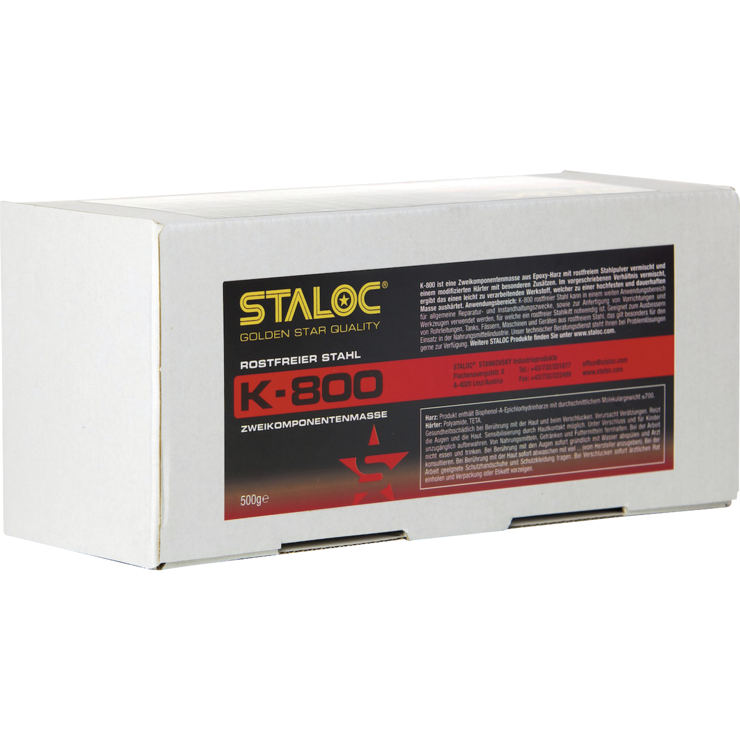 STALOC rostfreier Stahl 500g (0.5kg)