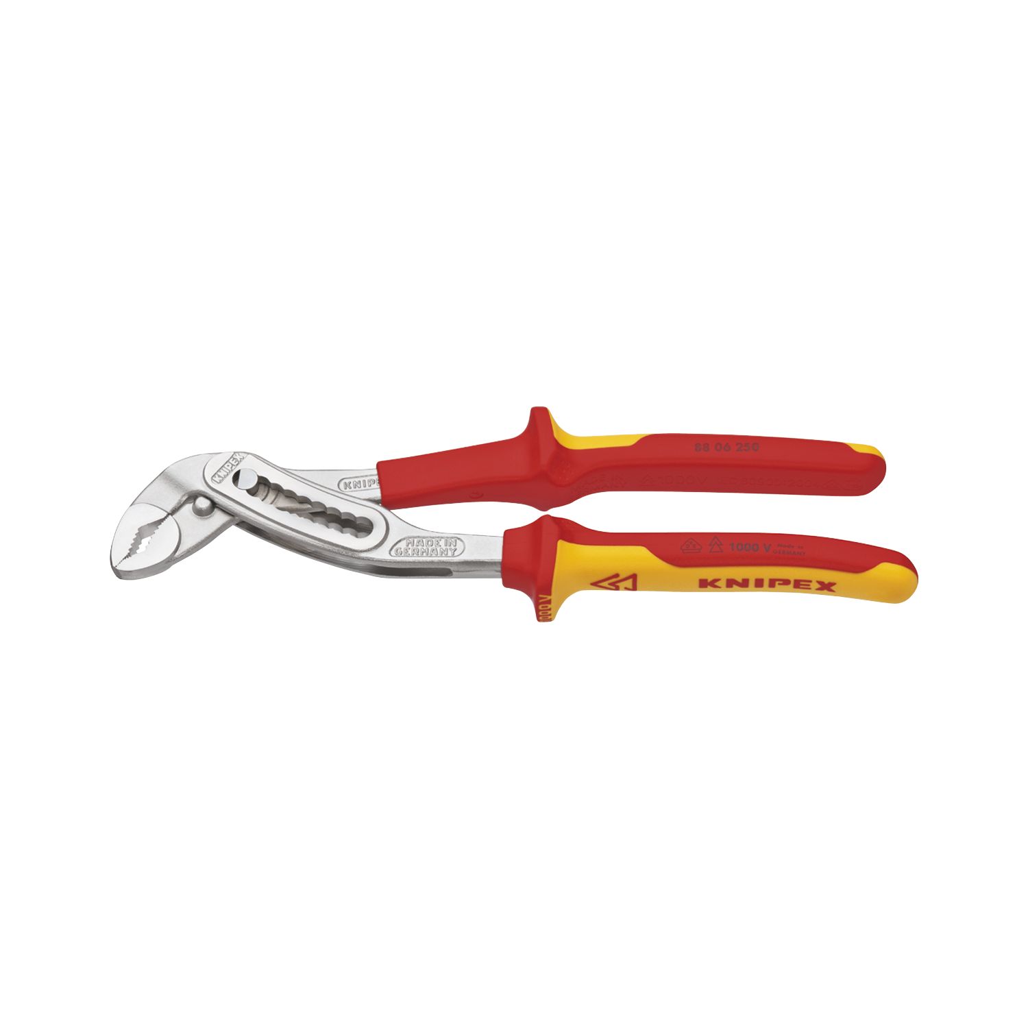 Knipex VDE Wapuzange Alligator® DIN 8976 9-fach verstellbar Länge 250 mm