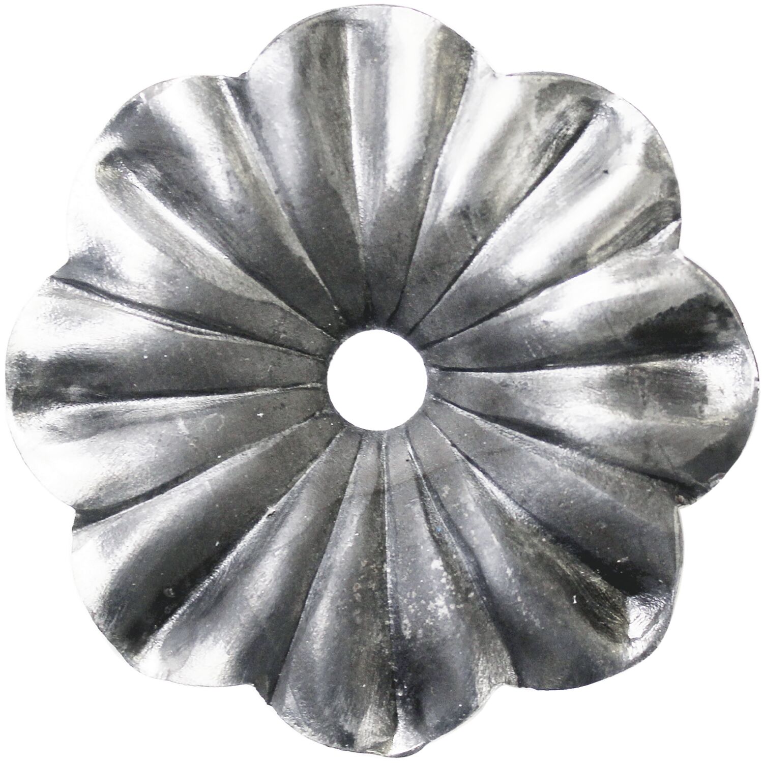 IAM DESIGN Rosette ø 65 mm, mit Loch 8 mm, Schmiedeeisen