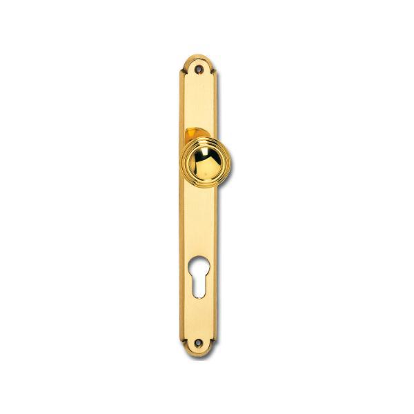 Grundmann Knopflangschild ALT - WIEN - PZ 88, Messing poliert PVD ()