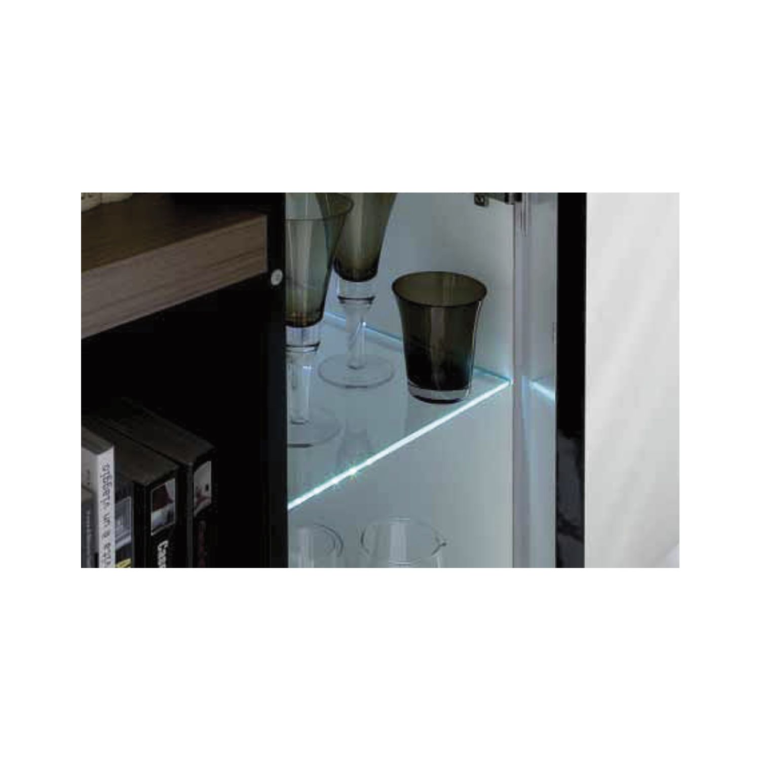 L&S L&S Glaskantenbeleuchtung Fly Light DualColor, 1160 mm, alufarbig