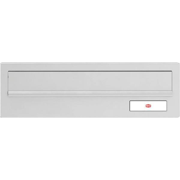 RENZ Frontplatte kombinierbar, eckig, 300 x 110 mm, Stahl weiß RAL 9016