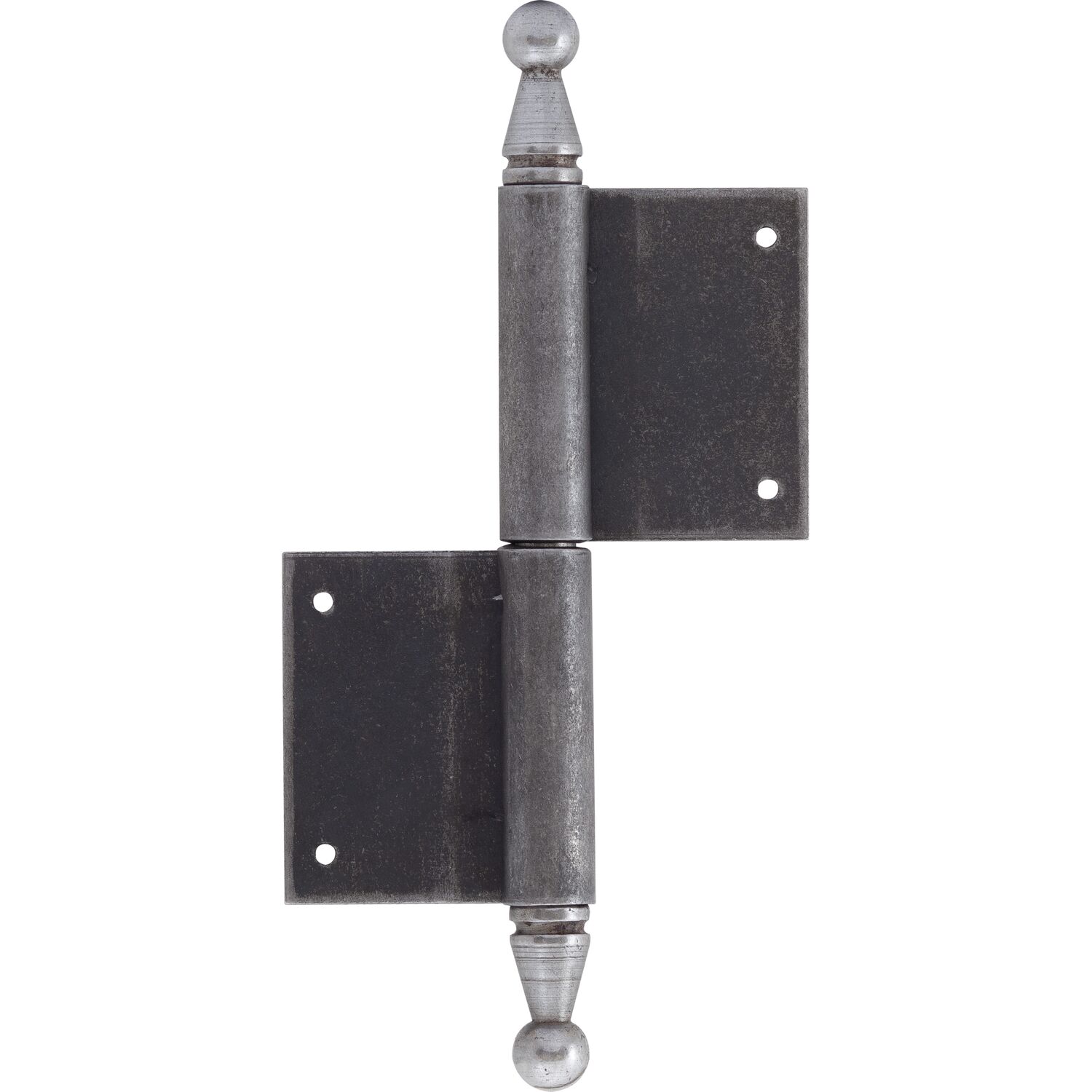 Türnussband mit Zierkopf, links, 140 x 210 mm, Stahl blank