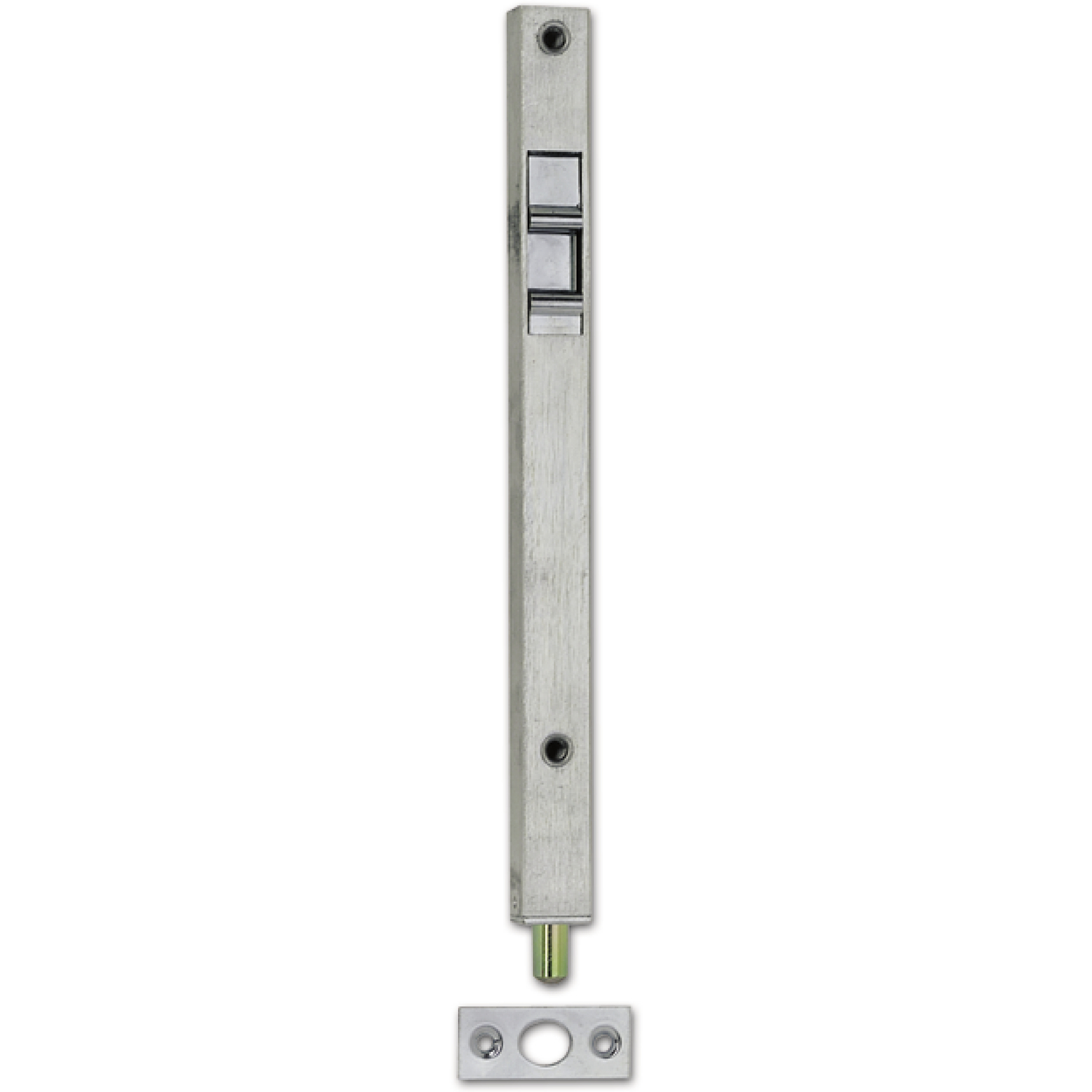 Strenger Türkantriegel U-Gehäuse mit Griffschieber 250x24x15mm Hub 25 verzinkt
