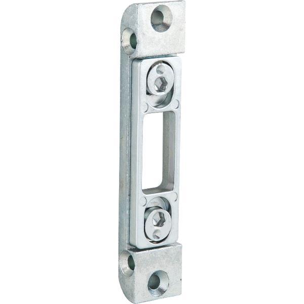 KFV Schließteil f.Bolzenverrieg. zu AS2300 Falz 4mm,Stulp 16mm,verzinkt silber