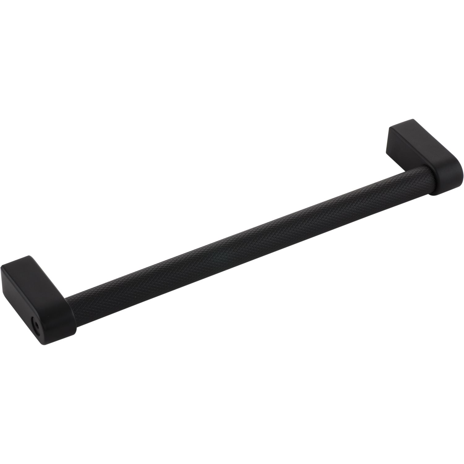 furnipart Griff Regular 2 Lochabstand 192 Breite 206mm Edelstahl gerändelt schwarz