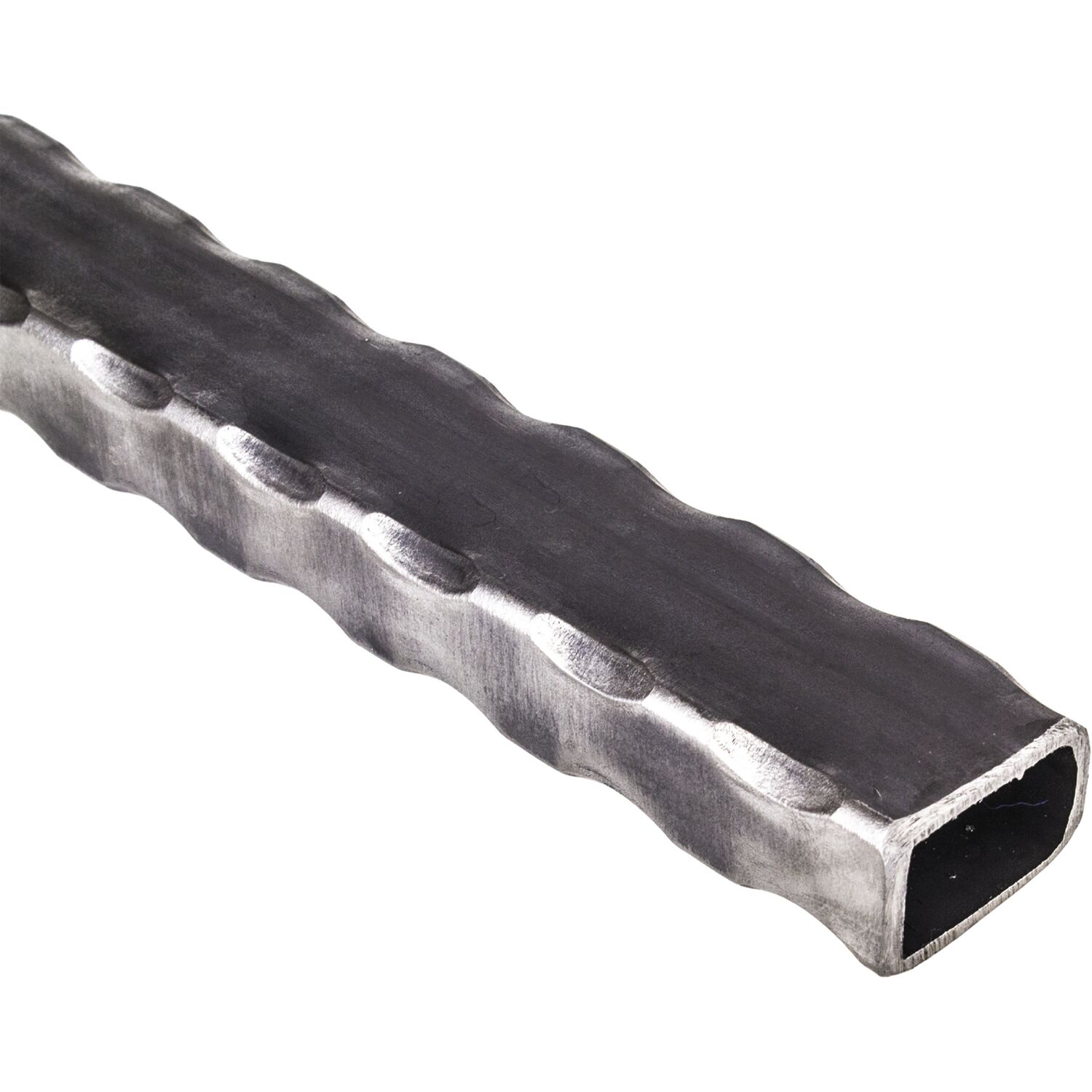 IAM DESIGN Rohr 40 x 30 x 2,5, Länge 3000 mm, Schmiedeeisen gehämmert
