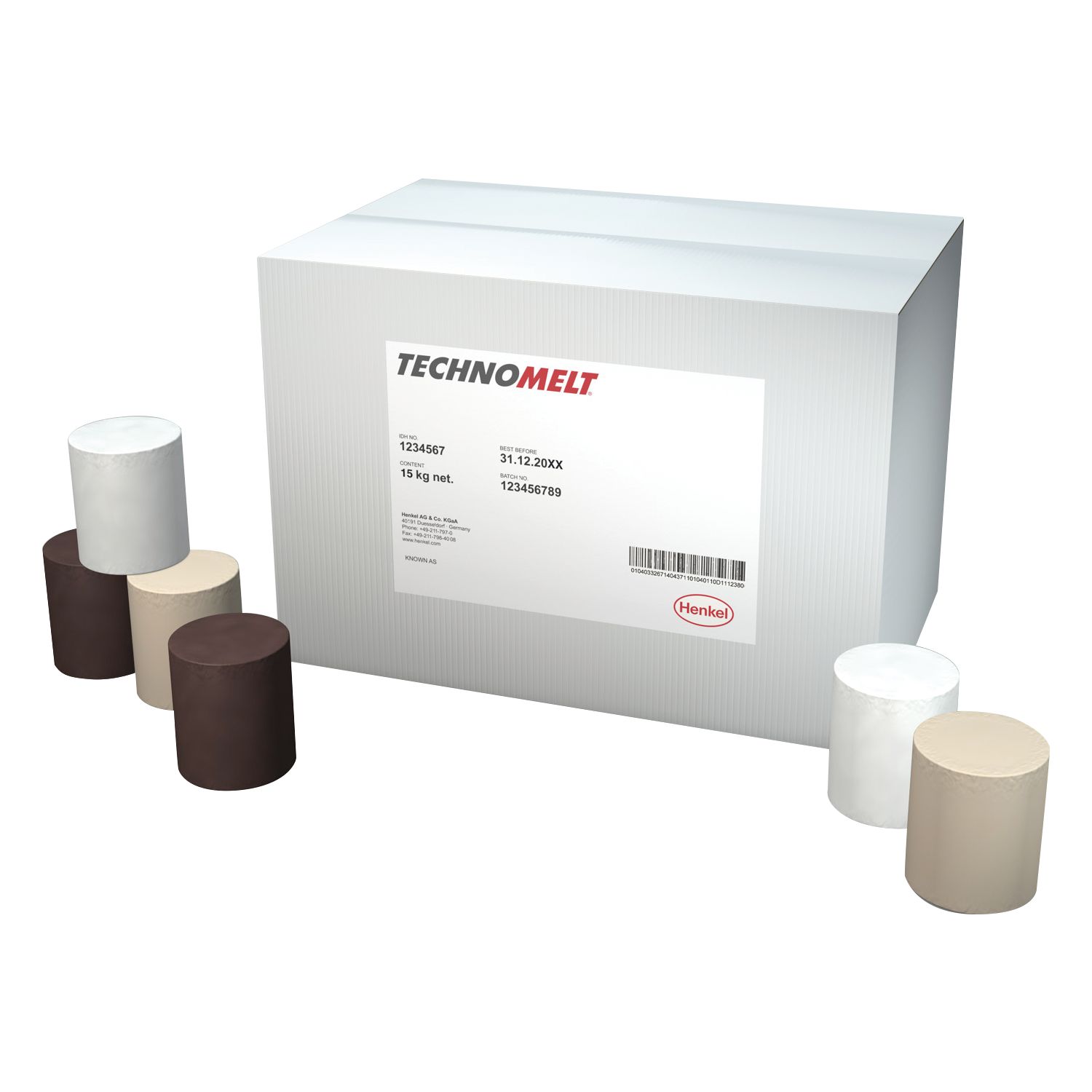 HENKEL Schmelzkleber TECHNOMELT DORUS HKP 25 Weiss, Patronen / HolzHer