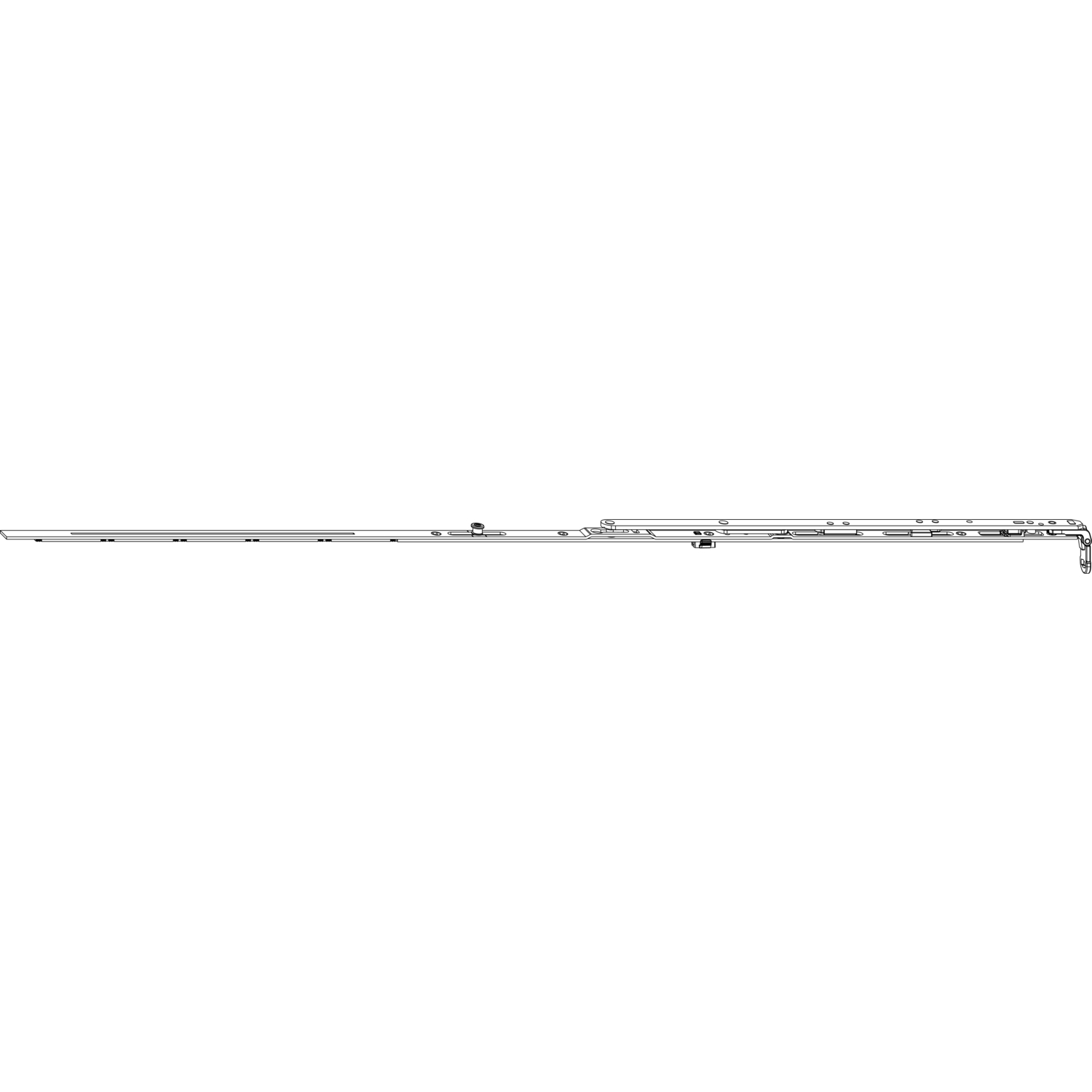 Maco #202318 MACO MM Winkelbandschere für Schrägfenster, Gr. 1050, 80 kg, 1 iS (202318)