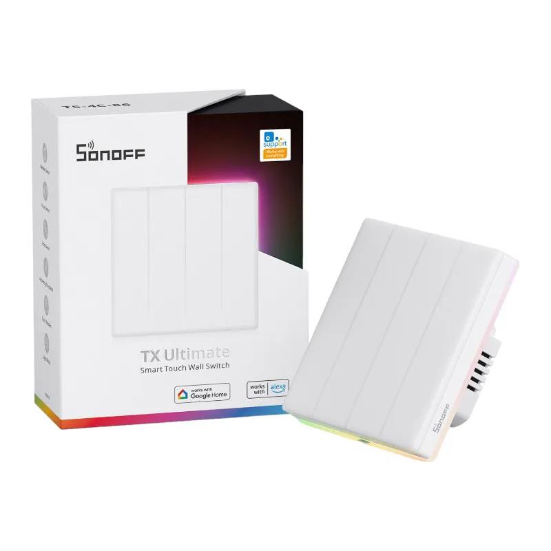 Sonoff TX Ultimate Smart Touch Wandschalter 4fach weiß T5