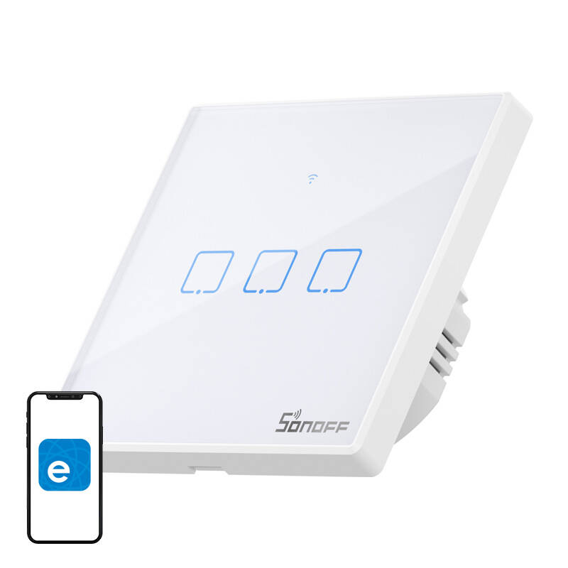 Sonoff WLAN-Wandschalter der SONOFF TX-Serie WiFi+RF433 T1 3fach