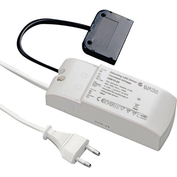 Elektra LED-Netzgerät NG49, 12 V/DC, dimmbar, 6-fach Verteiler, Leistung 25 W