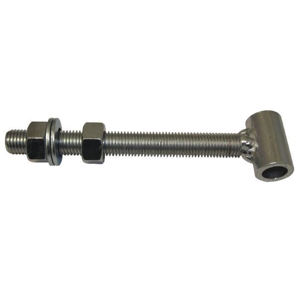 Sonneck Durchschraubband-Flügelteil, Bandrollen ø 24 mm, M 16x150, Edelstahl-Effekt