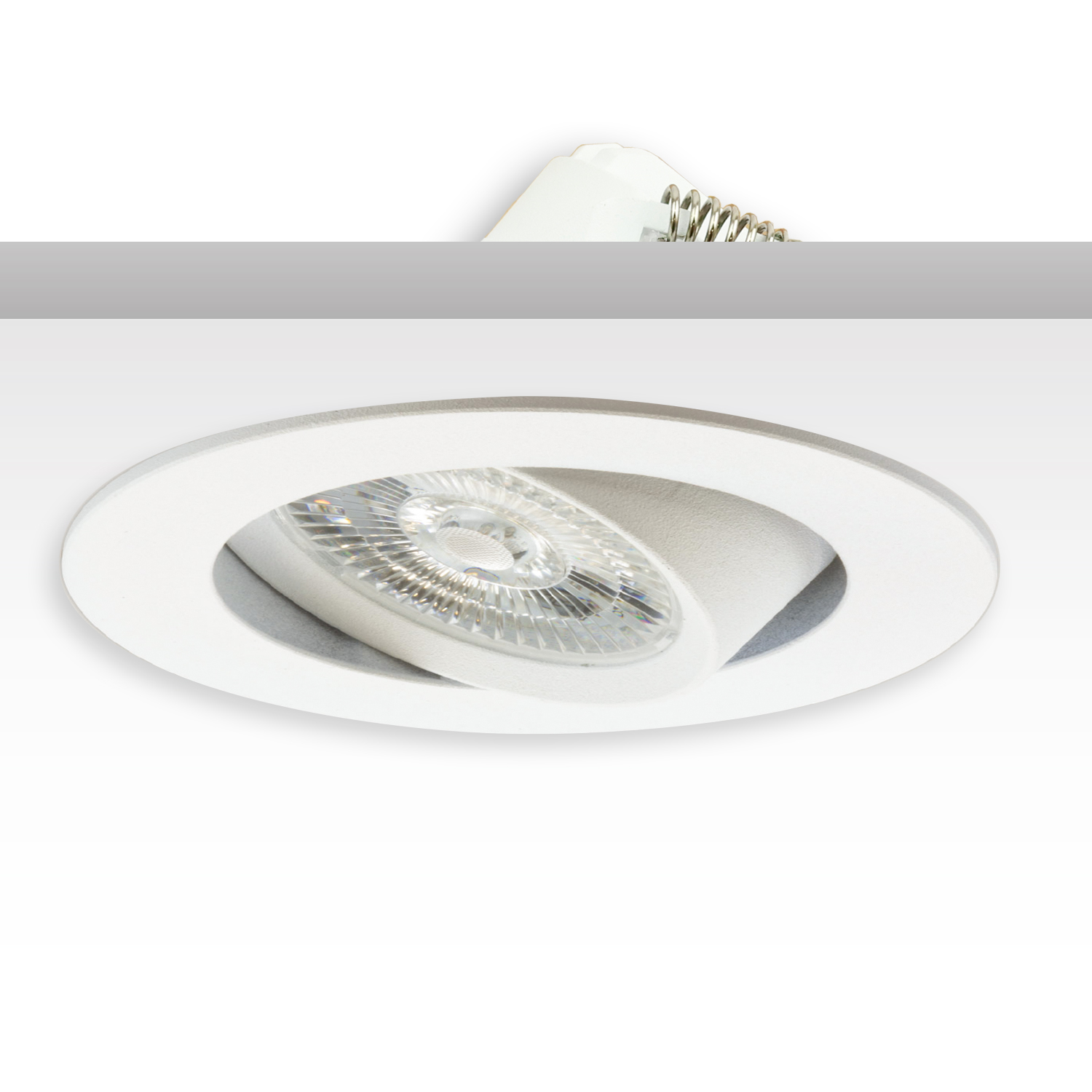 ISOLED LED Einbauleuchte Sunset Slim68 weiß rund 9W 1800-2800K Dimm-to-warm