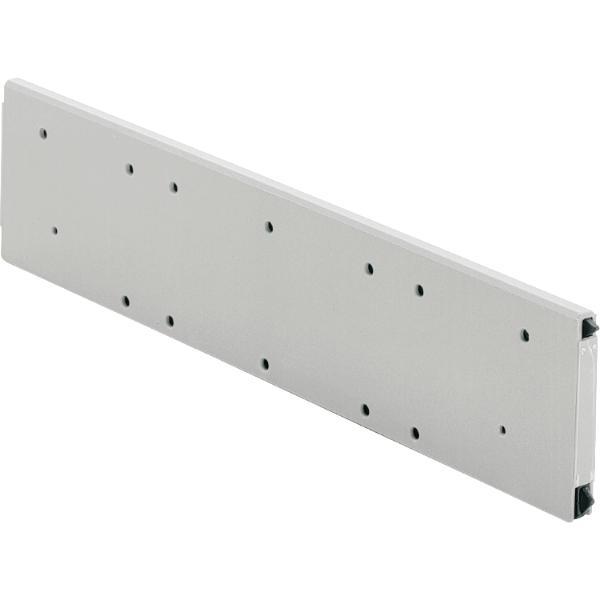 HETTICH Systema Top 2000 Trennwand, EB 392 mm, Kunststoff Alu-Finish