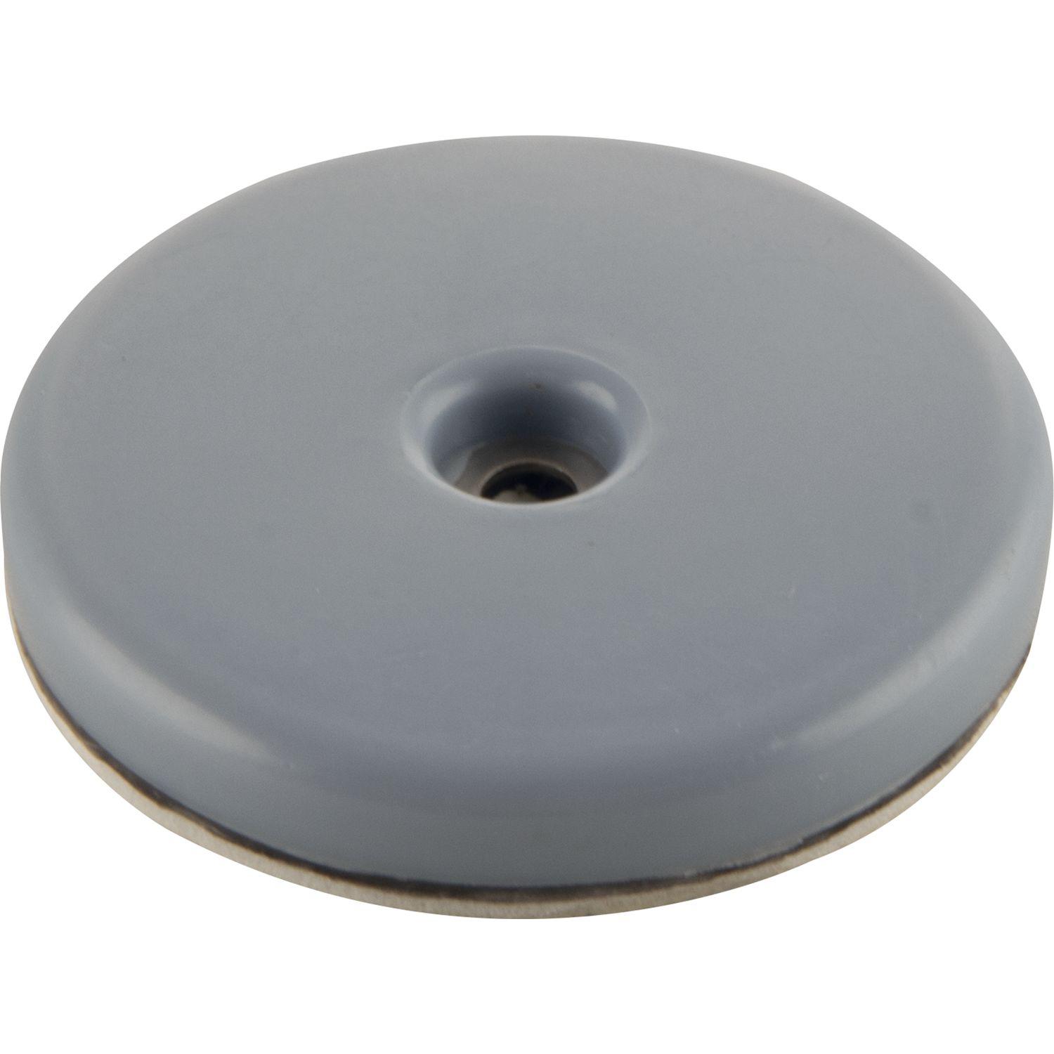 Teflongleiter mit Schraube rund, ø 26 mm, Höhe 8,5 mm, graublau