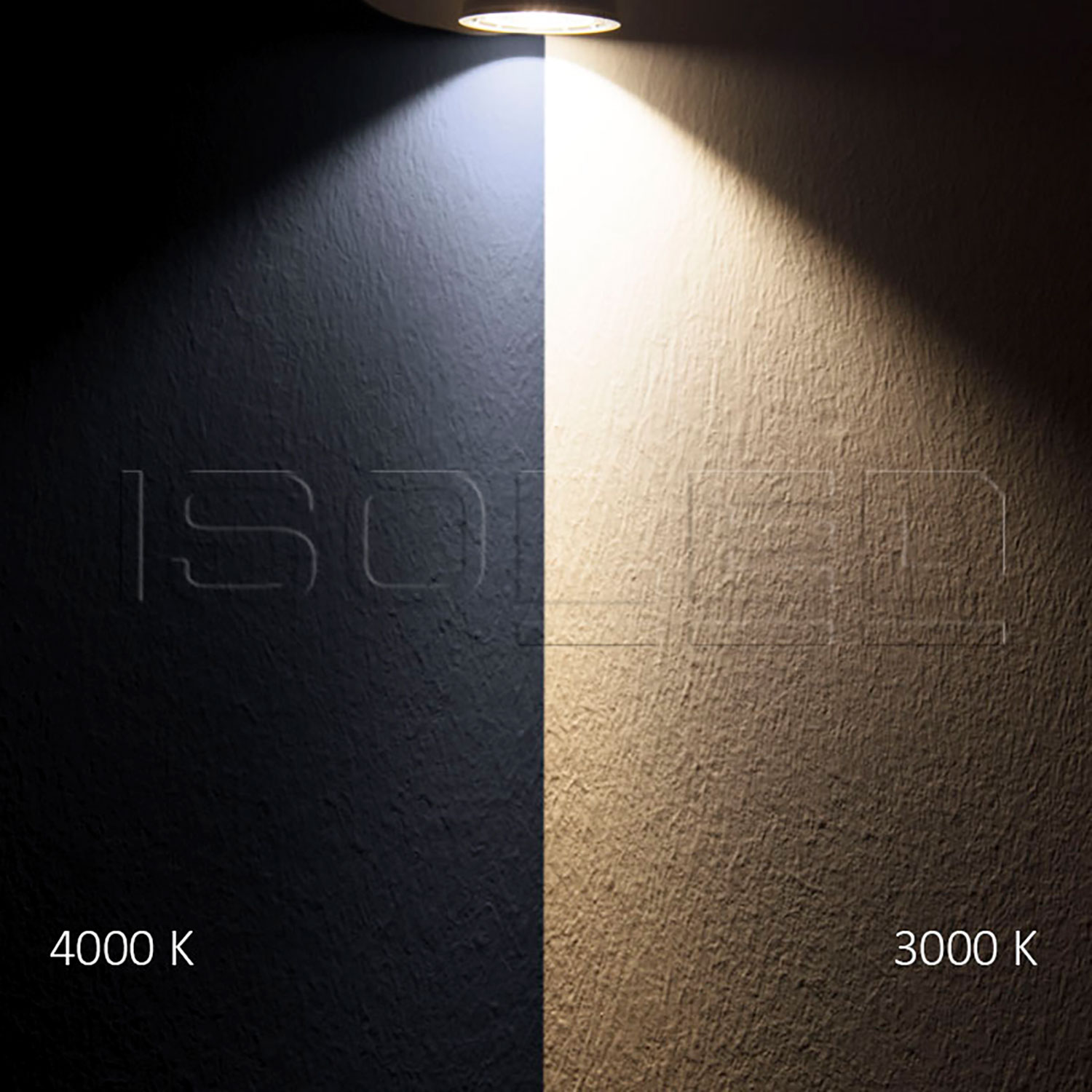 ISOLED LED Einbaustrahler Sys-90 12W ColorSwitch 3000|4000K dimmbar (exkl. Cover)