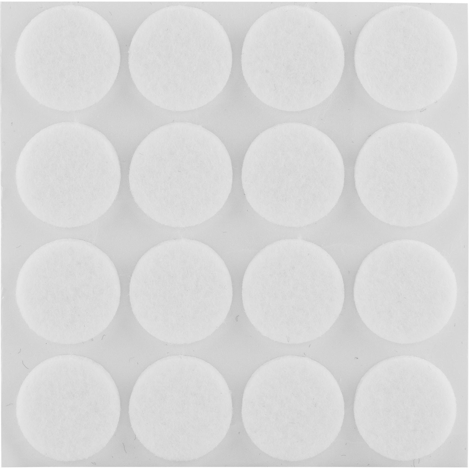 Filzgleiter rund, 22,Materialstärke 3 mm, selbstklebend, weiß, Inhalt 16 ST