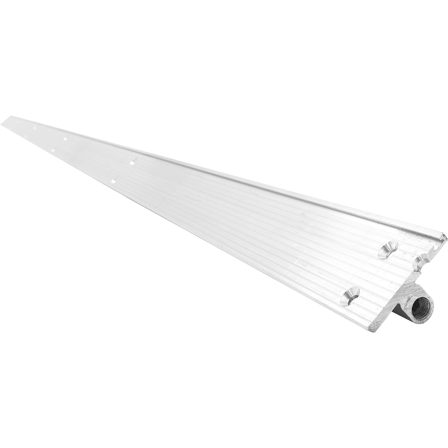Ausrichtbeschlag ST712 links, Aluminium, Länge 2500 mm, 400 mm kürzbar