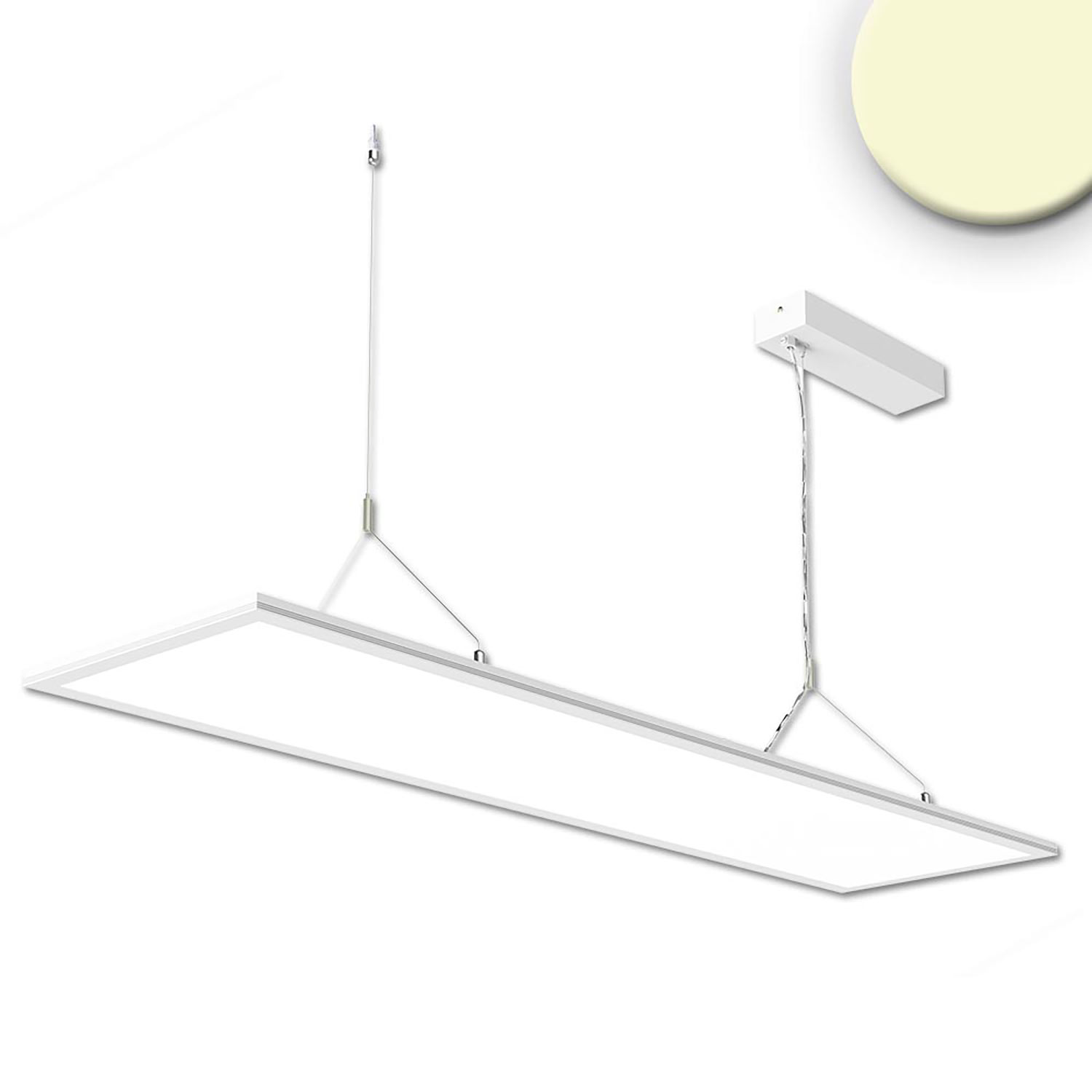 ISOLED LED Office Hängeleuchte Up&Down 20W+20W 30x120cm weiß UGR