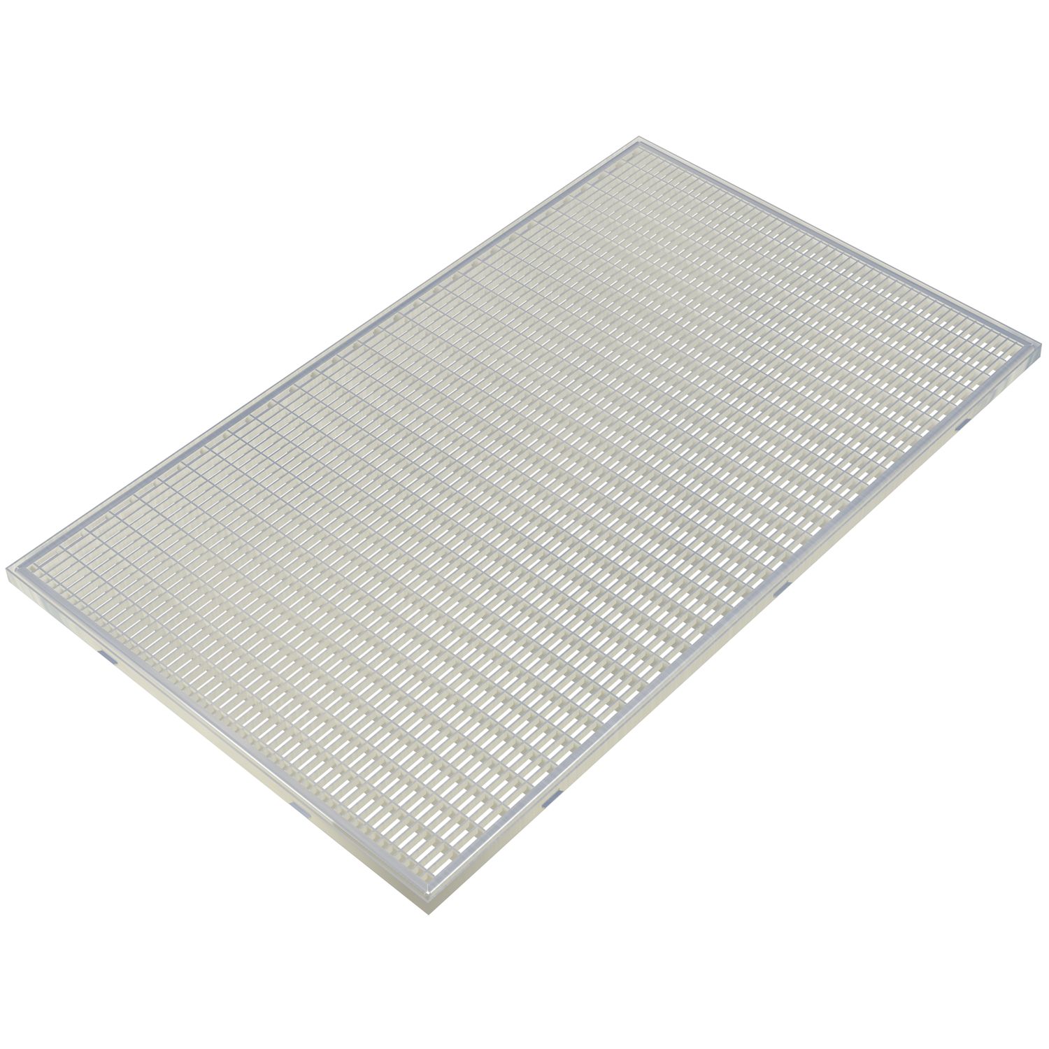 Baunormrost Außenmaß 490 x 790 mm, Maschenteilung 33 x 11 mm Industrienormrost Außenmaß 1000 x 1000 mm, Maschenteilung 33 x 11 mm