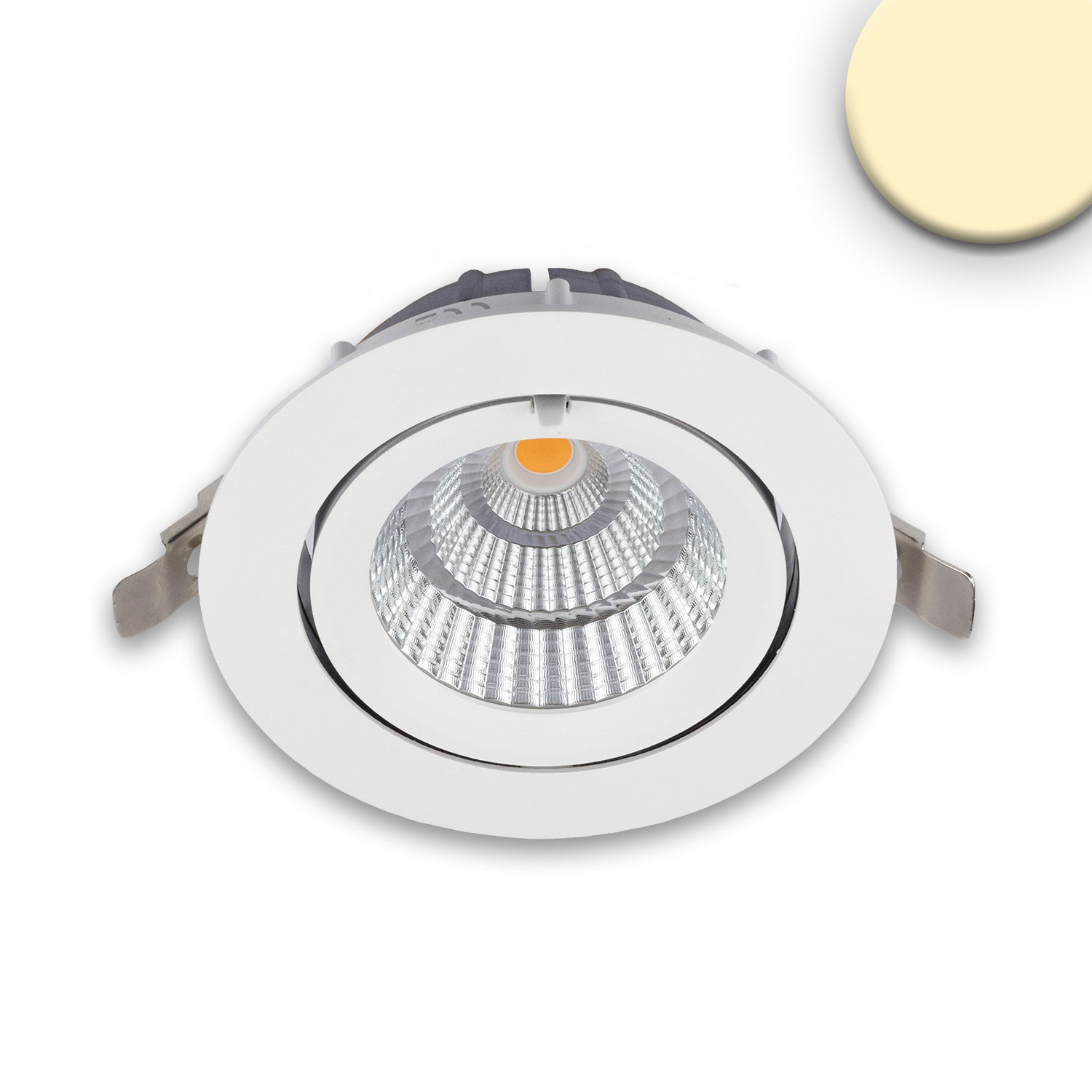 ISOLED LED Shop-Downlight Sphere 35W ausschwenkbar weiß warmweiß