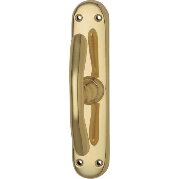Grundmann GRUNDMANN Fenstertrieb ELEGANT 521 - gebogen, Messing poliert