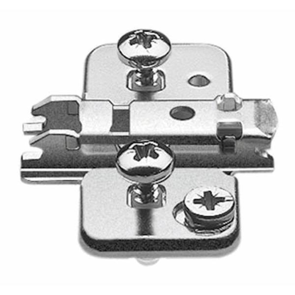 blum CLIP Exzenter Kreuzmontageplatte Zwillingsanschlag Stahl EXPANDO D: 0mm