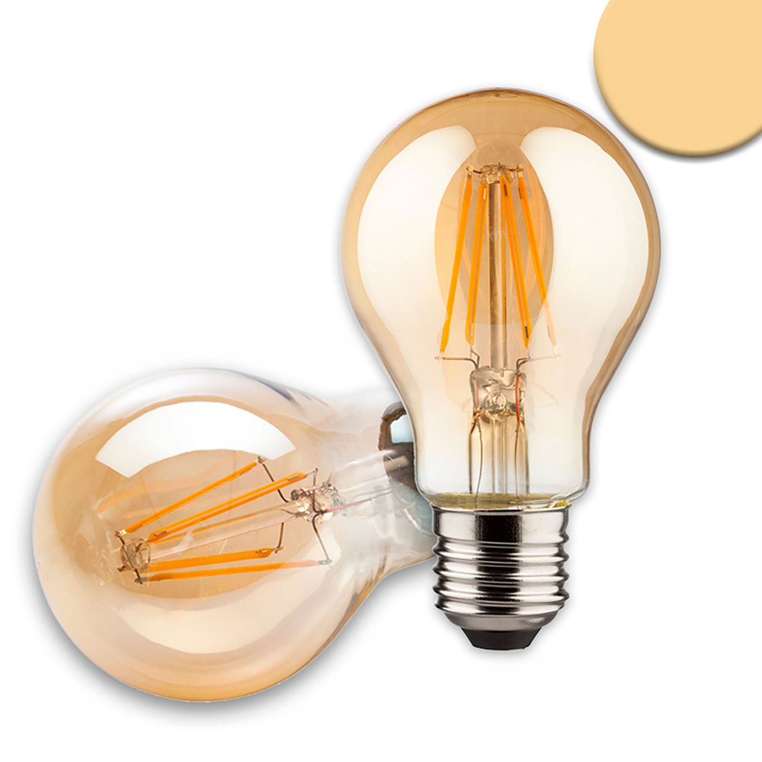 ISOLED E27 Vintage Line LED Birne 8W ultrawarmweiß dimmbar ISOLED E27 Vintage Line LED Birne 8W ultrawarmweiß dimmbar