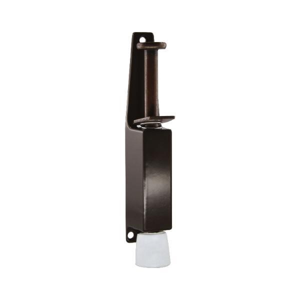 Türfeststeller Hub 30 mm, Höhe 165 mm, braun