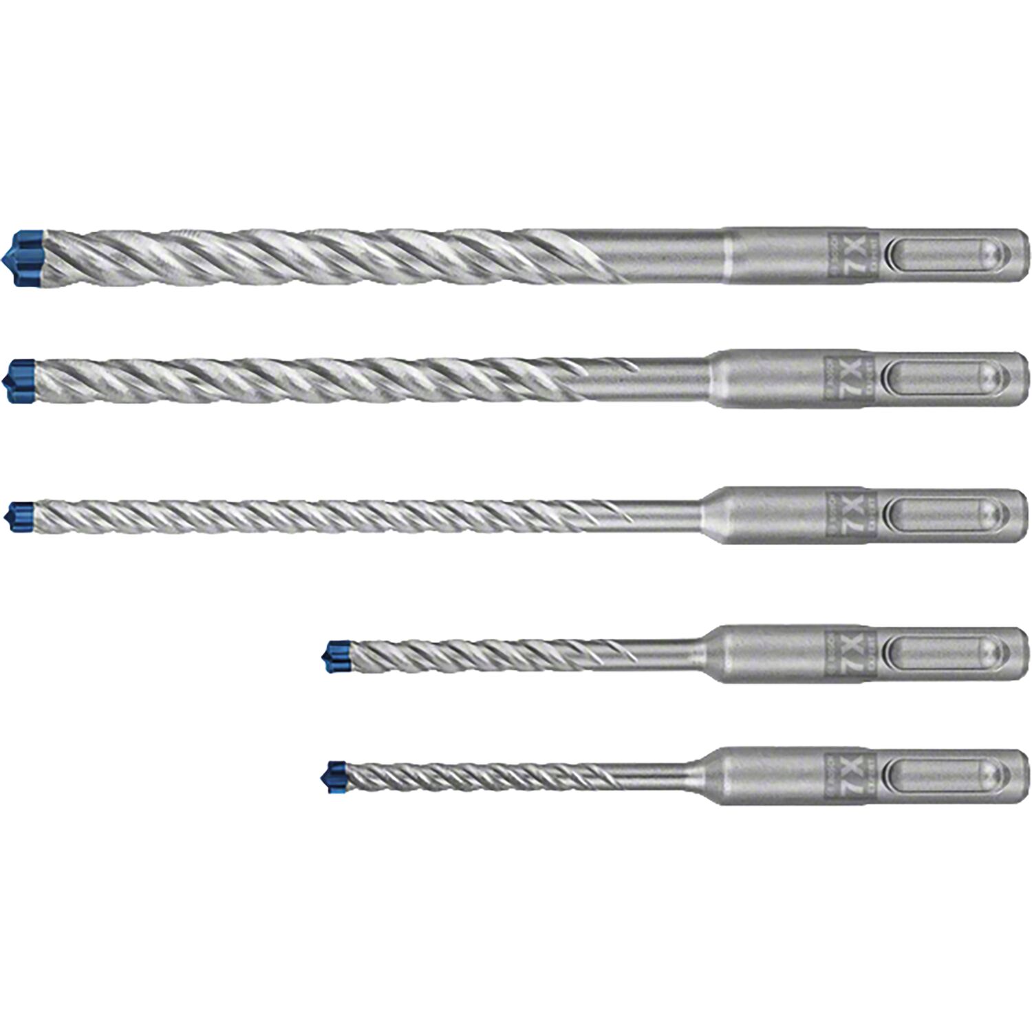Bosch Expert SDS-Plus-7X Hammerbohrer-Satz HM 4-Schneiden ø 5-10mm 5-teilig