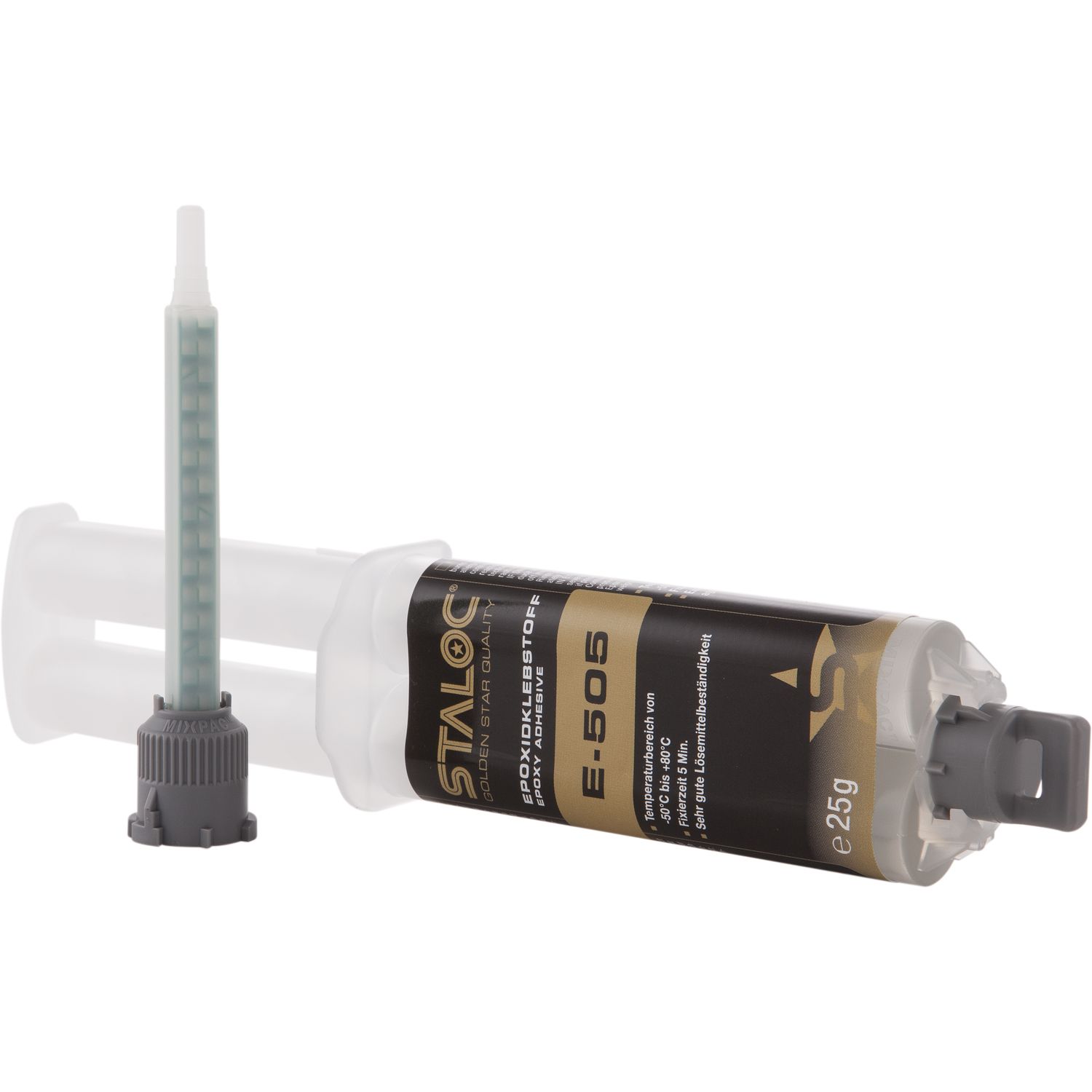 STALOC E-505 Epoxidklebstoff 25ml transparent + Mischer (0.025l)