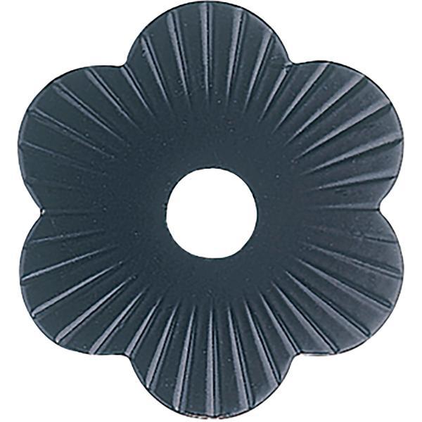 - Zierrosette Pfettenscheibe ø 80x4mm Bohrung 13mm schwarz pulverbeschichtet