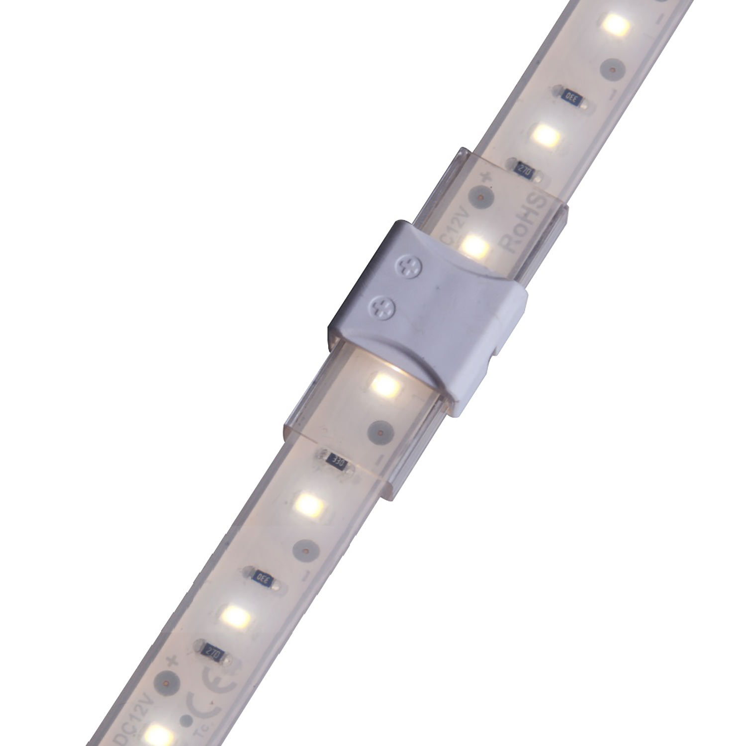 ISOLED Kontakt-Verbinder (max. 5A) O1-412 für 4-pol. IP68 Flexstripes mit Breite 12mm Pitch >8mm