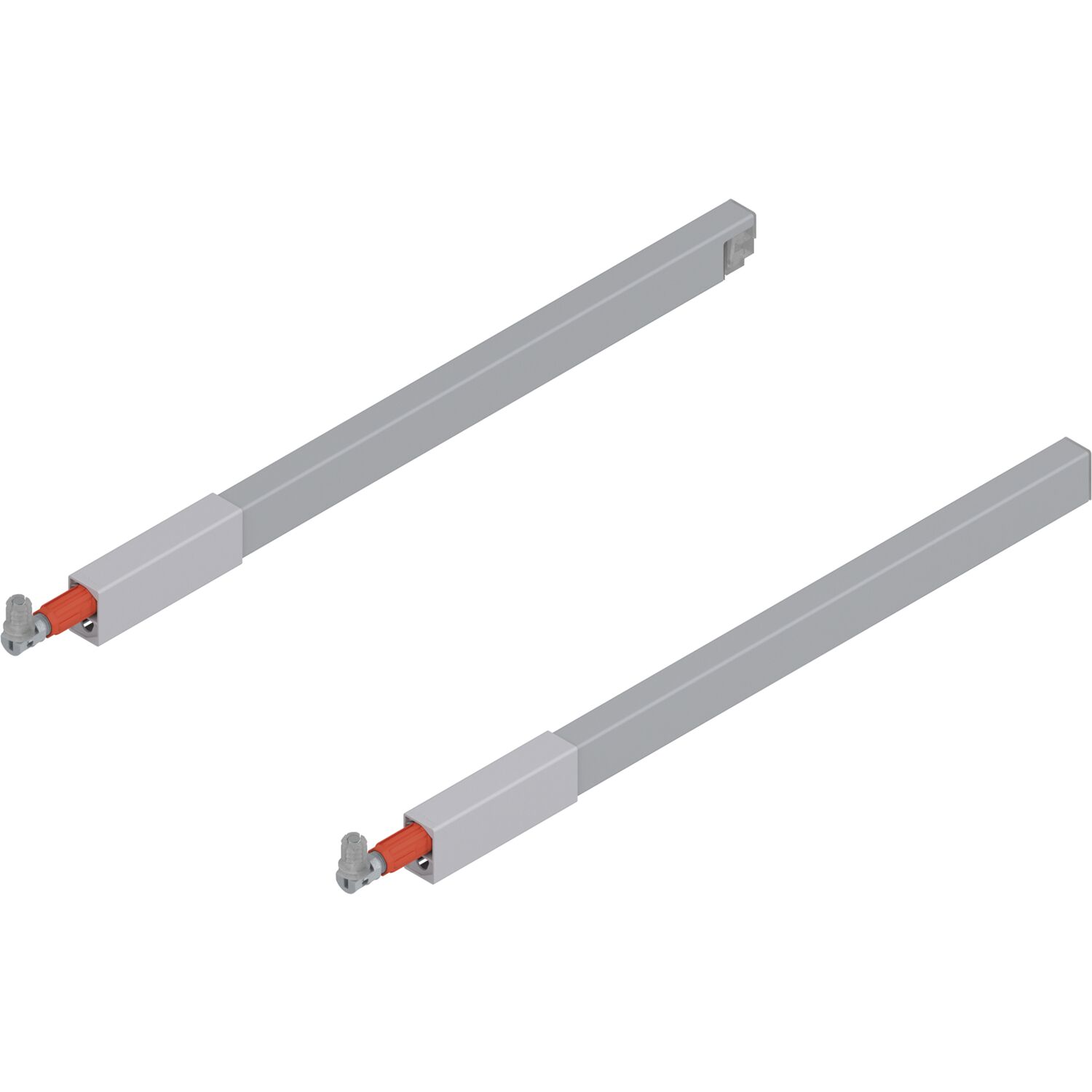 blum TANDEMBOX antaro Längsreling Set, NL 400, grau RAL 9006