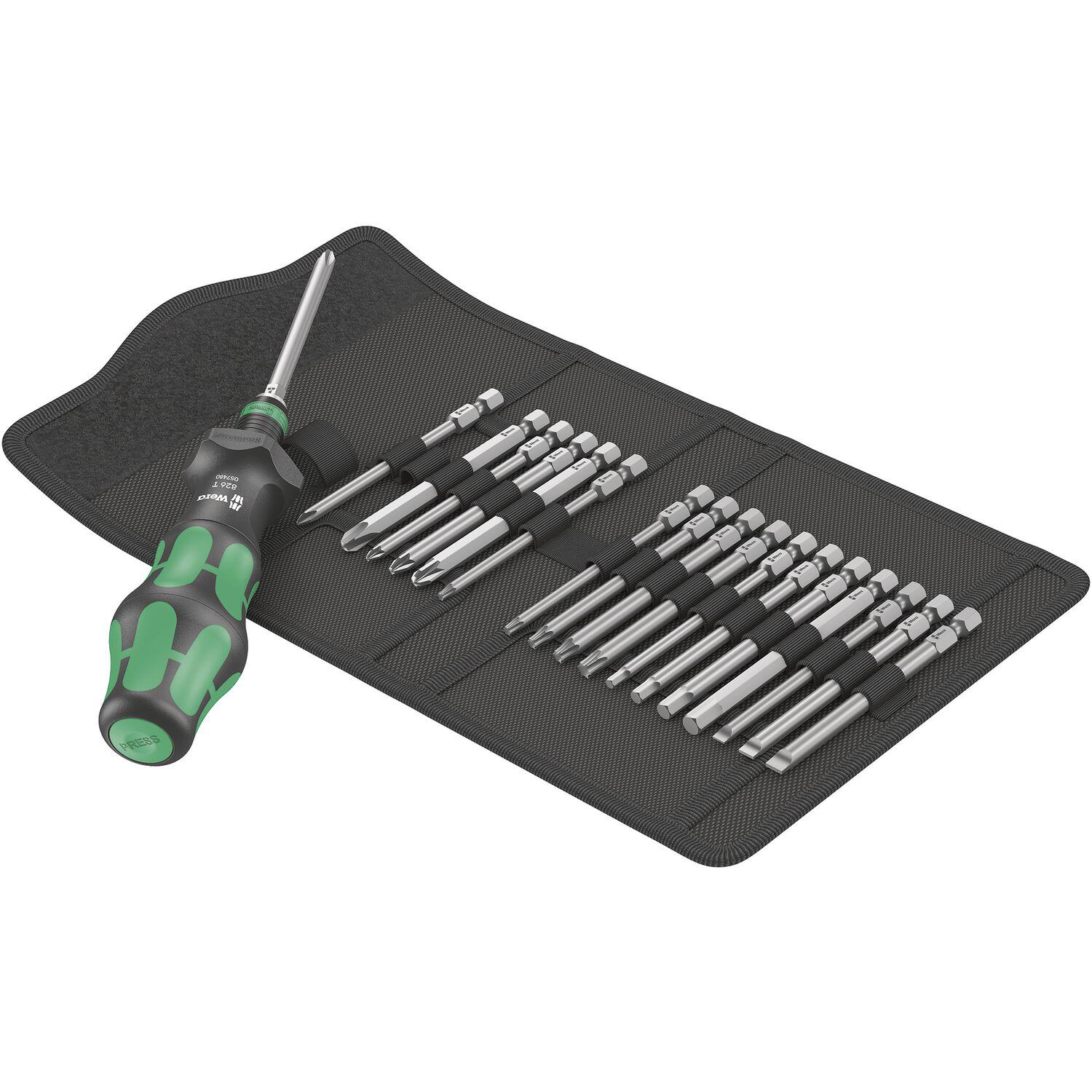 Wera Bit-Satz Kraftform Kompakt Turbo 1 18-teilig
