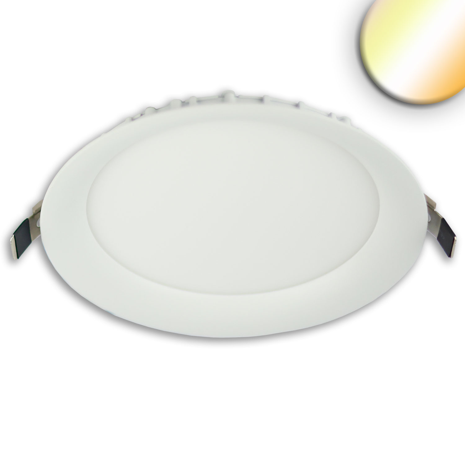 ISOLED LED Downlight 24W ultraflach ColorSwitch 2600|3100|4000K dimmbar
