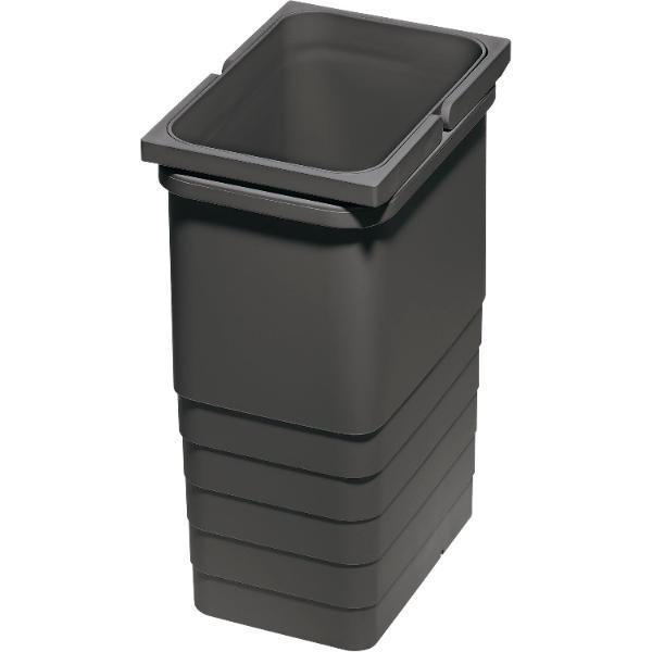 ninka Abfallbehälter 25 Liter Dunkelgrau