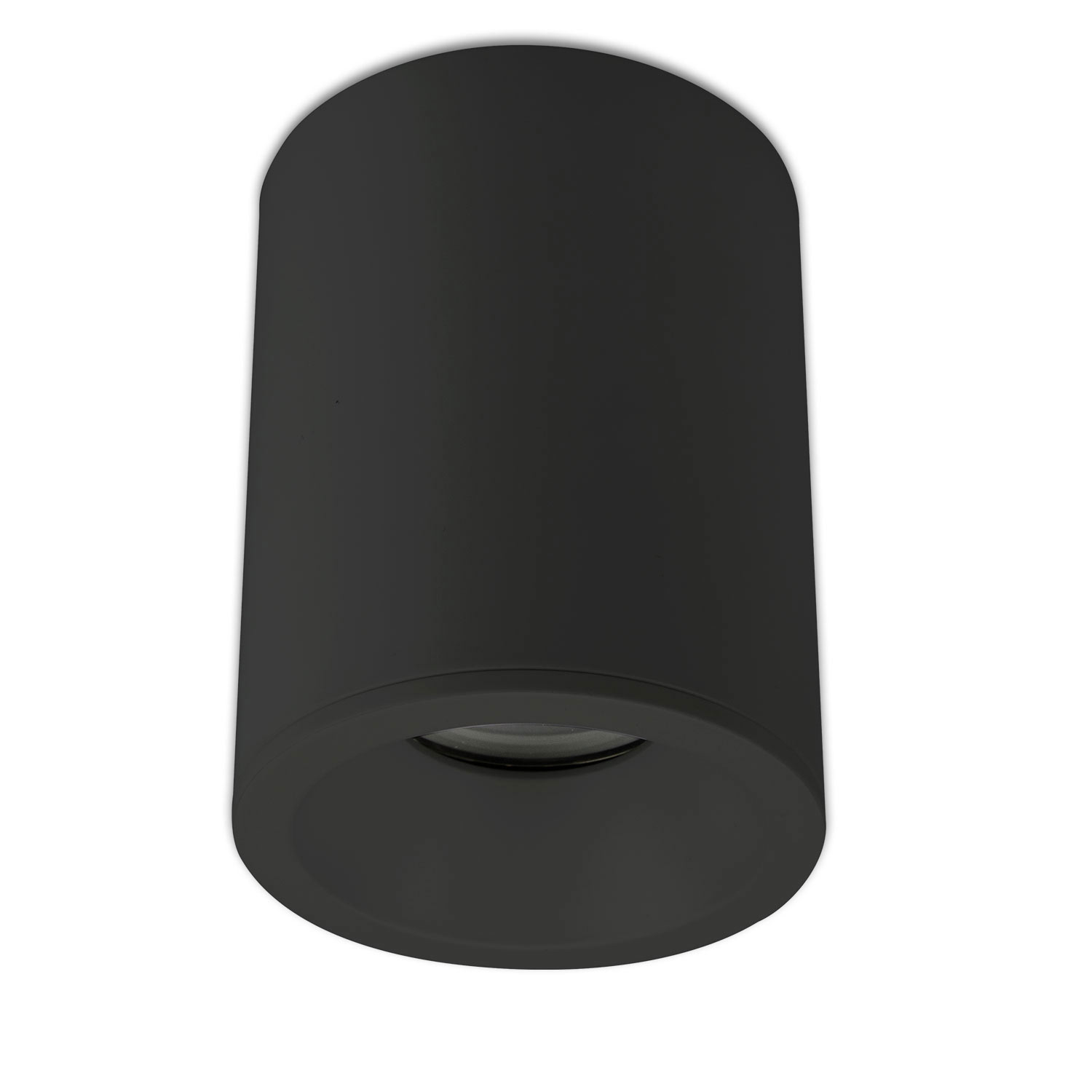 ISOLED Deckenaufbauleuchte rund für GU10 IP65 schwarz matt