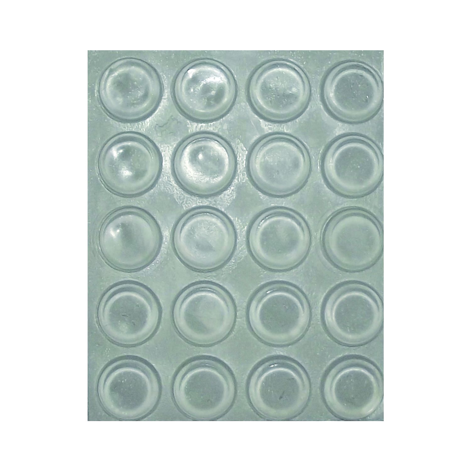 TDK1 Türanschlagdämpfer selbstklebend, rund, Ø13 x 4, Kunststoff transparent