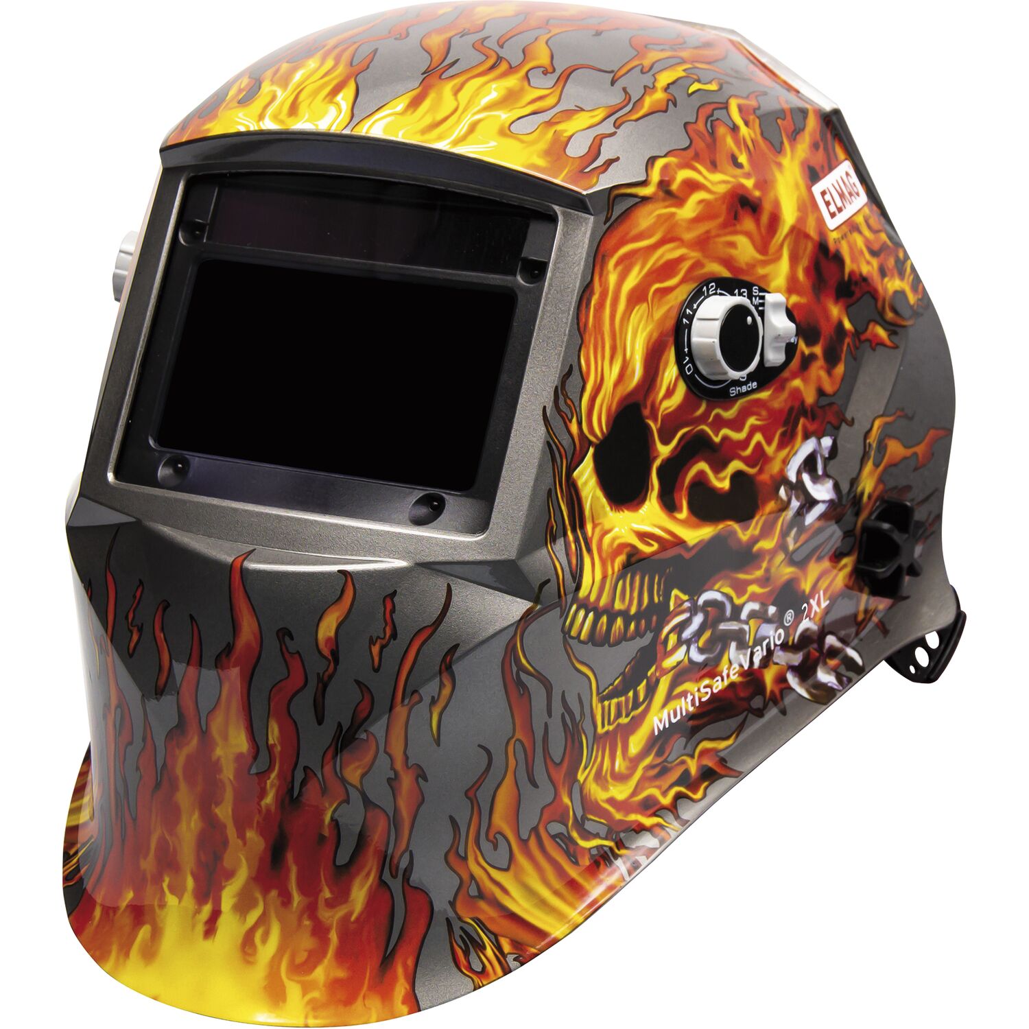 Elmag Schweißerschutzhelm MultiSafe Vario Design "Flame"