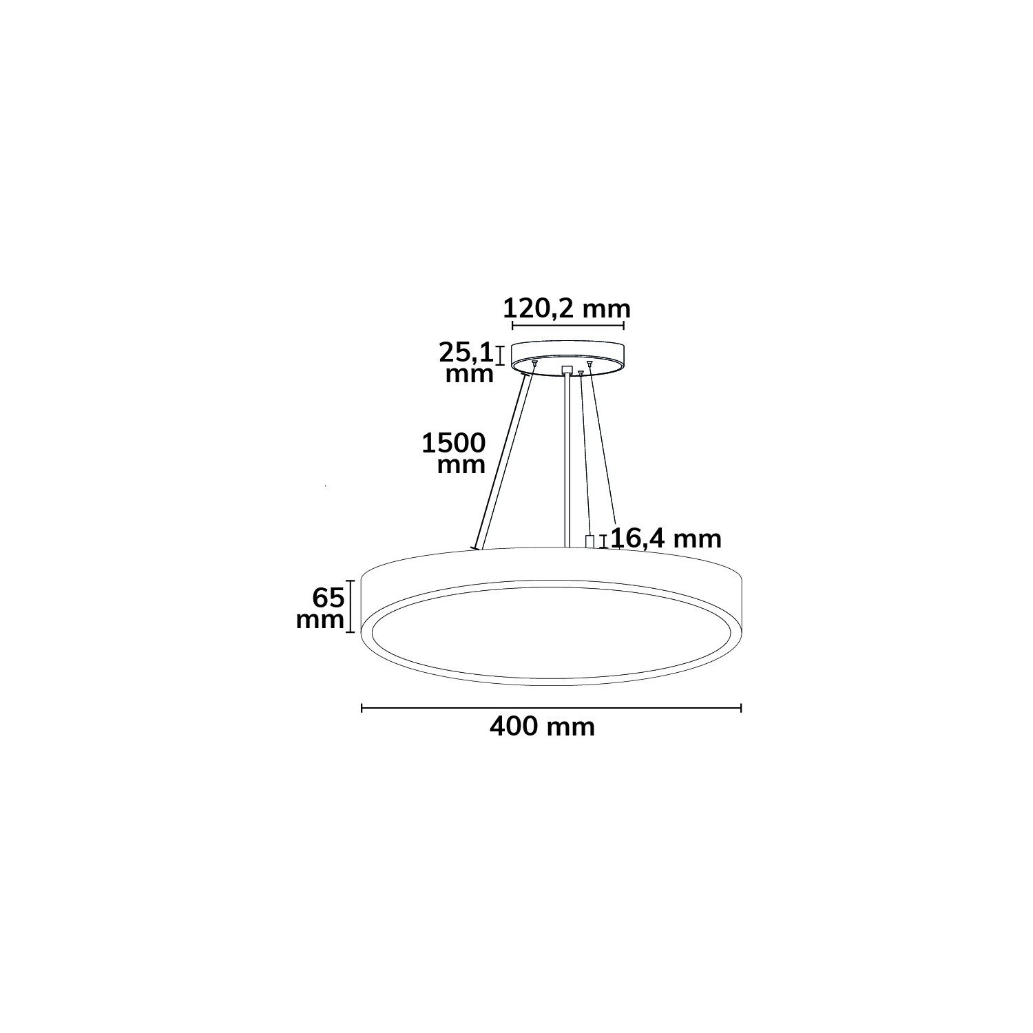 ISOLED LED Hängeleuchte UGR