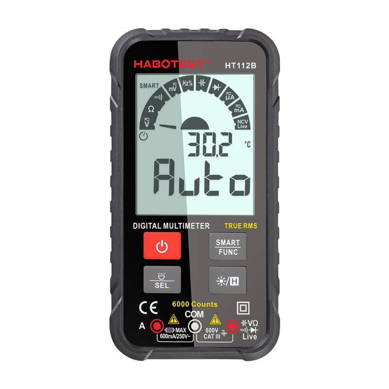 Habotest True RMS Digital Universal Multimeter HT112B